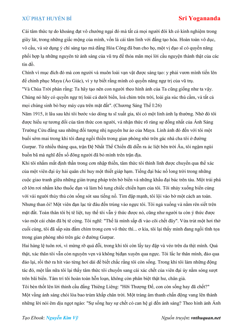 image for page Ebook XỨ PHẬT HUYỀN BÍ Sri Yogananda