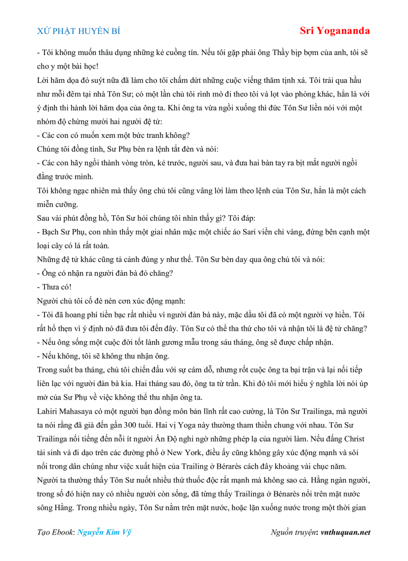 image for page Ebook XỨ PHẬT HUYỀN BÍ Sri Yogananda