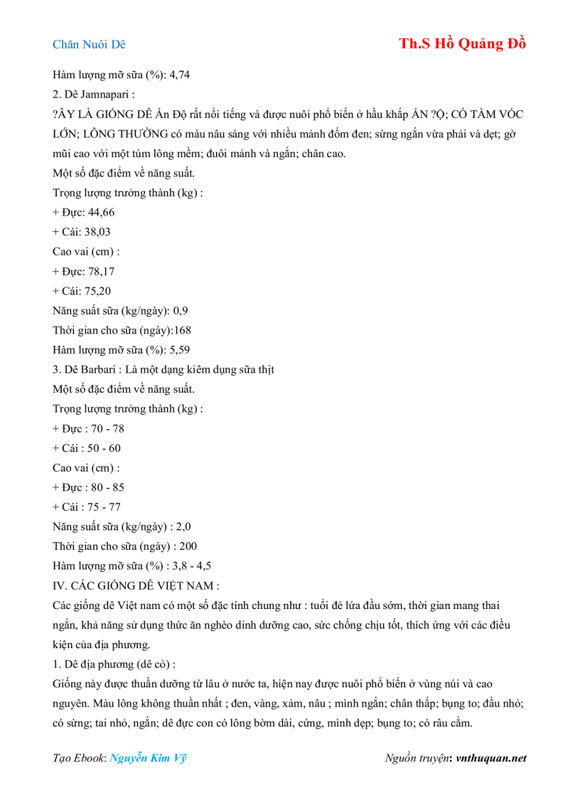 image for page Ebook Chăn Nuôi Dê Th S Hồ Quảng Ðồ