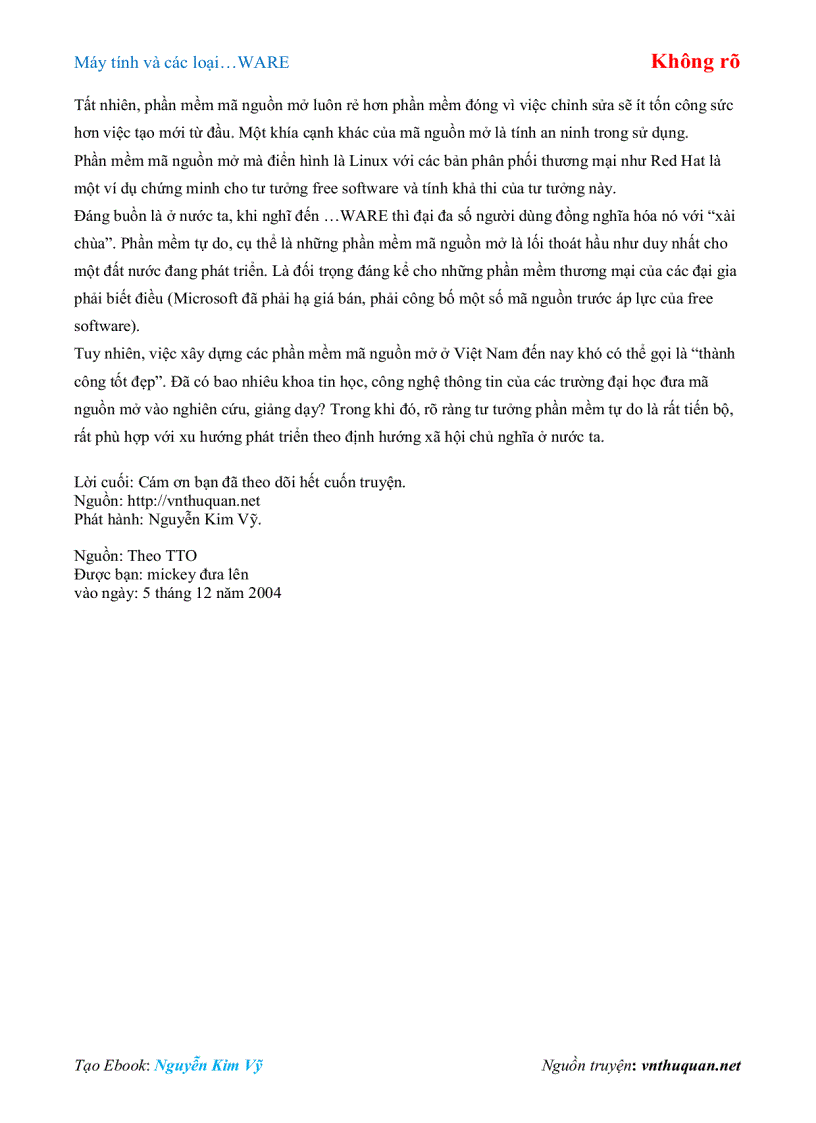image for page Ebook Máy tính và các loại WARE