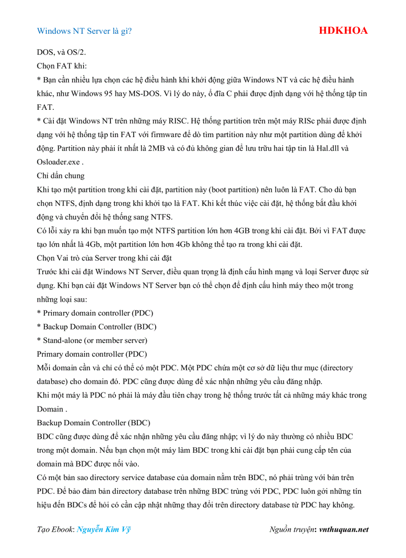 image for page Ebook Windows NT Server là gì HDKHOA