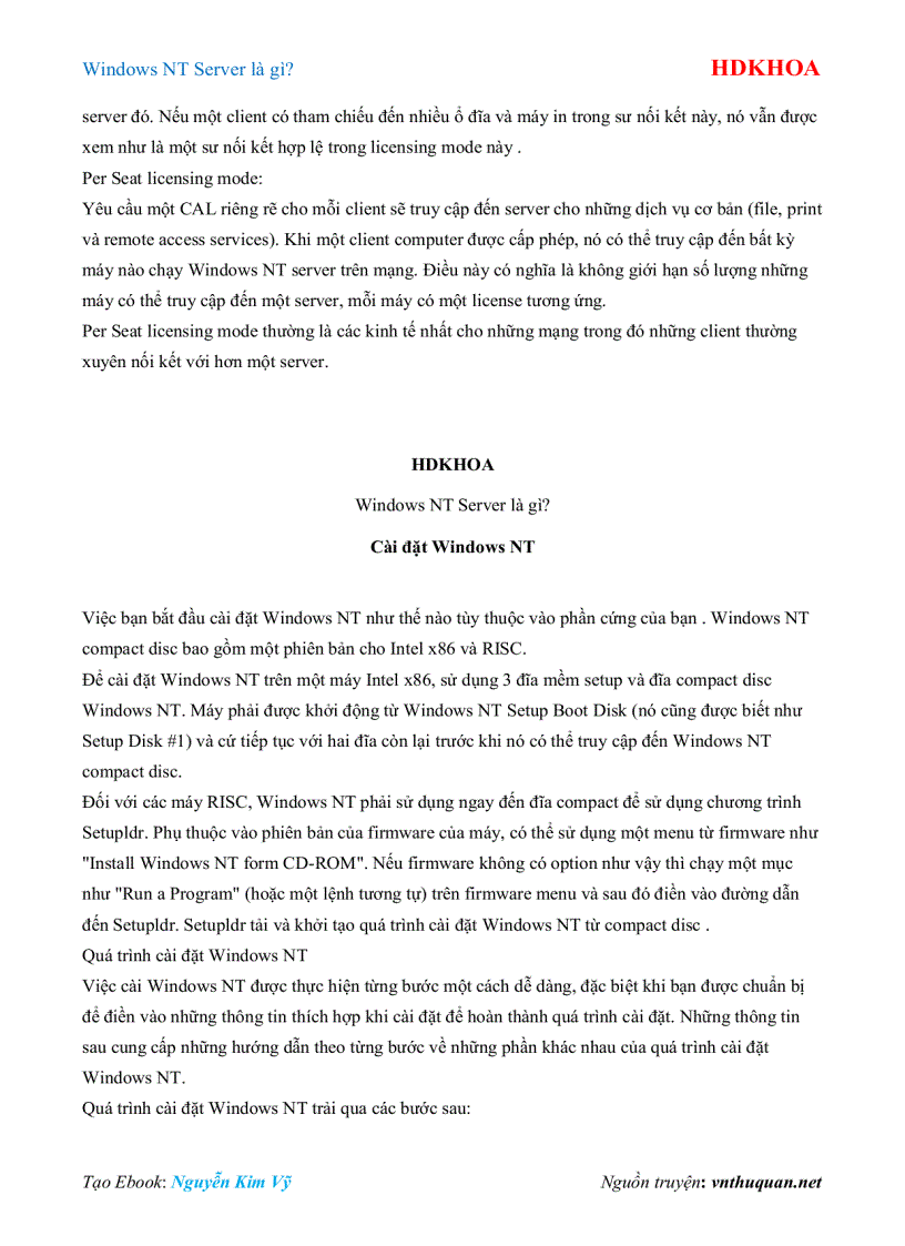 image for page Ebook Windows NT Server là gì HDKHOA