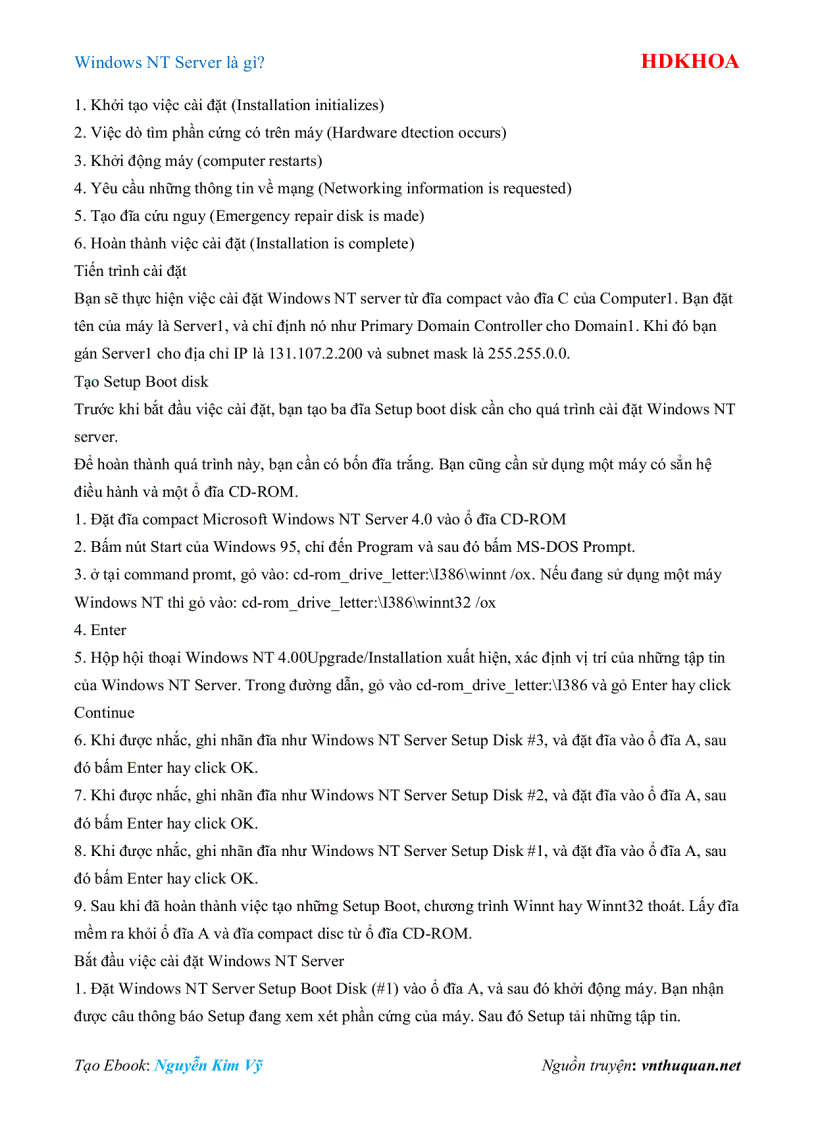 image for page Ebook Windows NT Server là gì HDKHOA