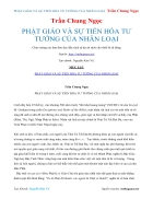 Ebook PHẬT GIÁO VÀ SỰ TIẾN HÓA TƯ TƯỞNG CỦA NHÂN LOẠI Trần Chung Ngọc