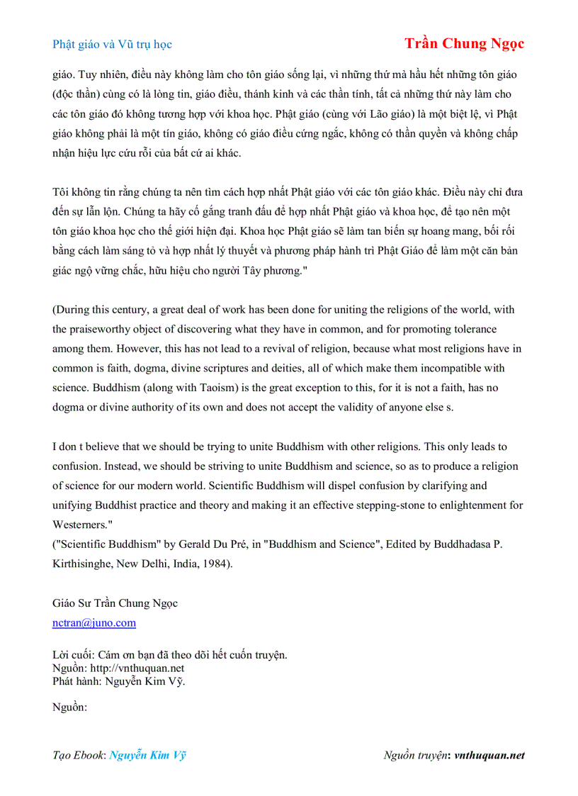 image for page Ebook Phật giáo và Vũ trụ học Trần Chung Ngọc