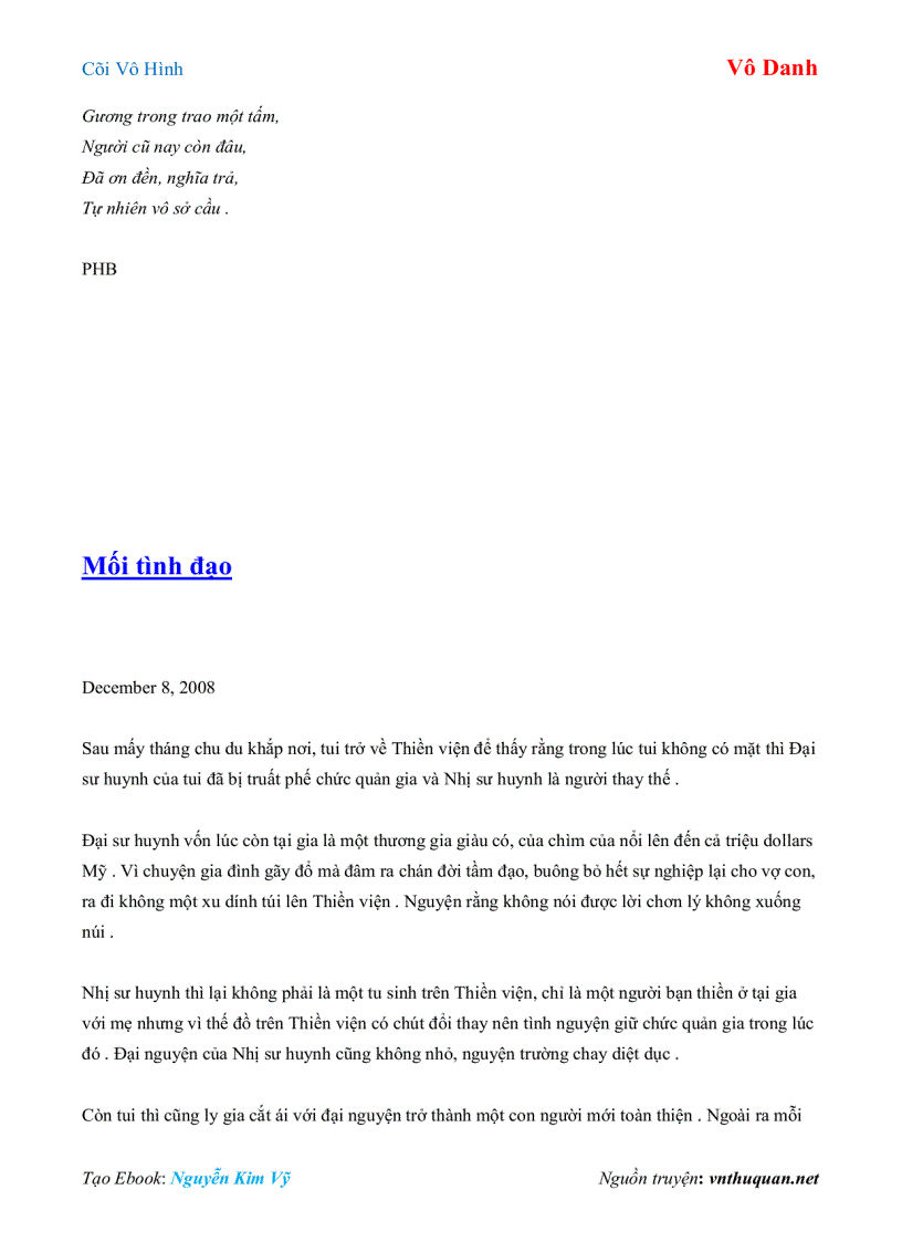 image for page Ebook Cõi Vô Hình Vô Danh