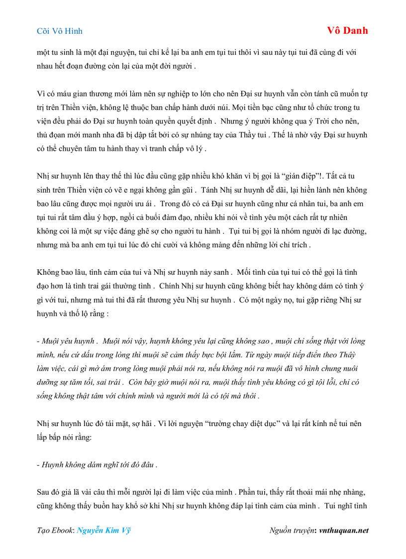 image for page Ebook Cõi Vô Hình Vô Danh