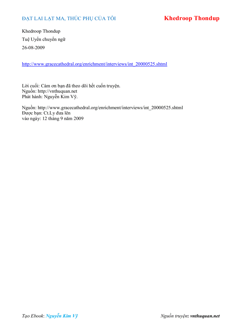 image for page Ebook ĐẠT LAI LẠT MA THÚC PHỤ CỦA TÔI Khedroop Thondup