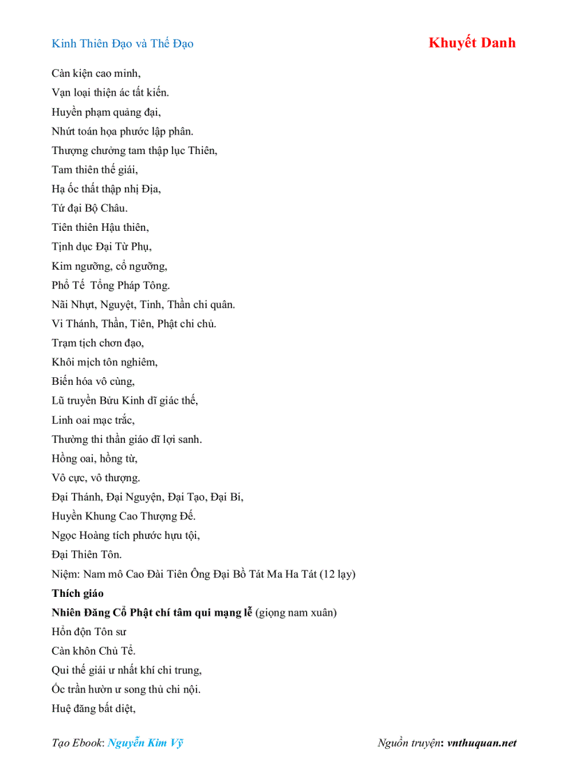 image for page Ebook Kinh Thiên Đạo và Thế Đạo