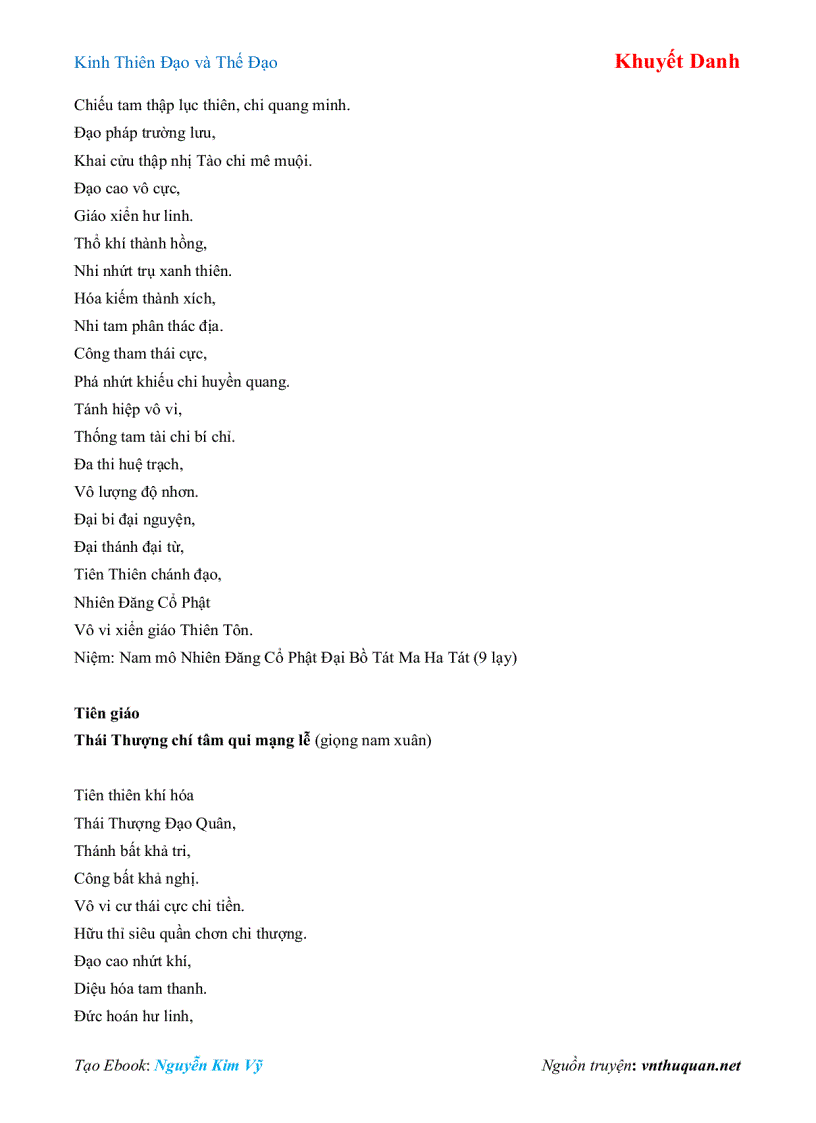 image for page Ebook Kinh Thiên Đạo và Thế Đạo