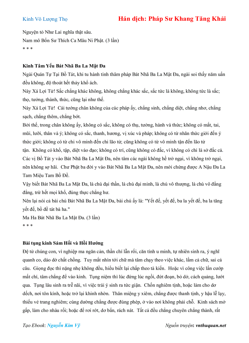 image for page Ebook Kinh Vô Lượng Thọ Hán dịch Pháp Sư Khang Tăng Khải