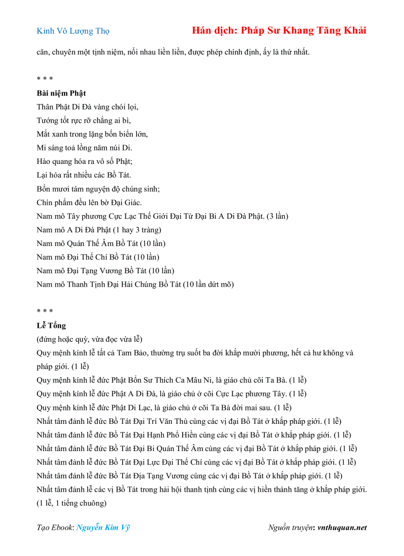 image for page Ebook Kinh Vô Lượng Thọ Hán dịch Pháp Sư Khang Tăng Khải