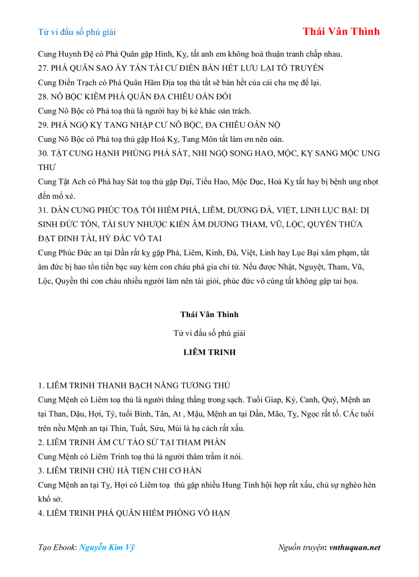 image for page Ebook Tử vi đẩu số phú giải Thái Vân Thình