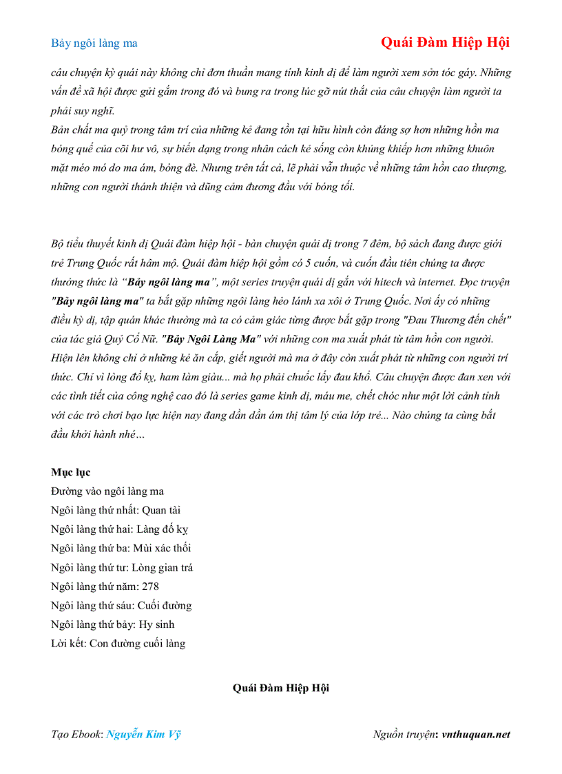 image for page Ebook Bảy ngôi làng ma Quái Đàm Hiệp Hội