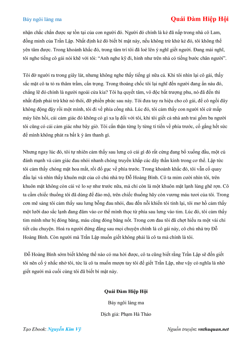 image for page Ebook Bảy ngôi làng ma Quái Đàm Hiệp Hội