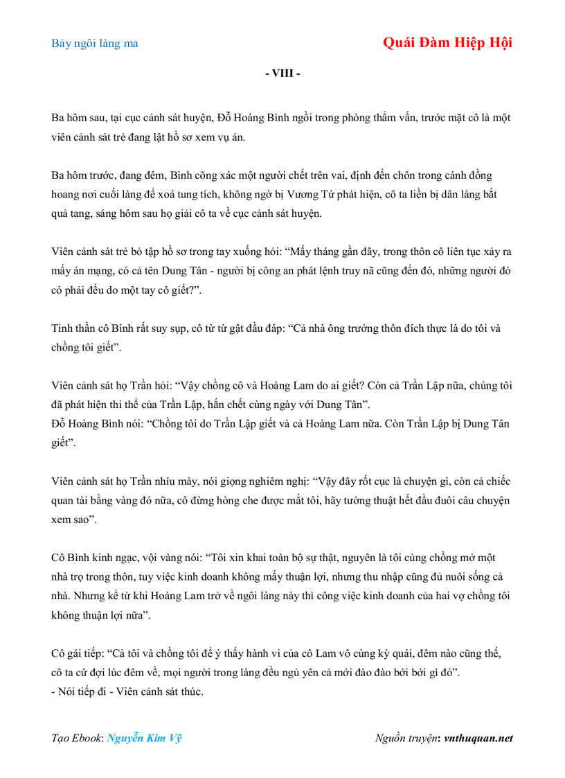 image for page Ebook Bảy ngôi làng ma Quái Đàm Hiệp Hội