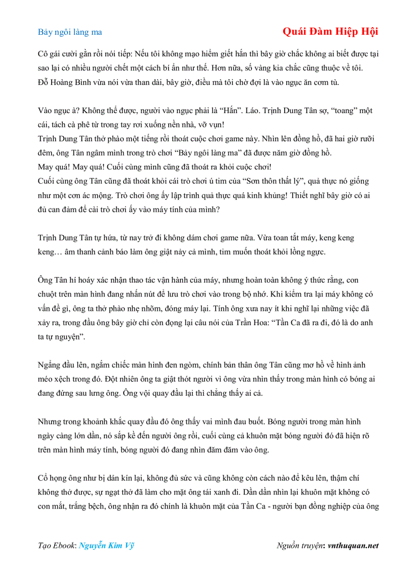 image for page Ebook Bảy ngôi làng ma Quái Đàm Hiệp Hội