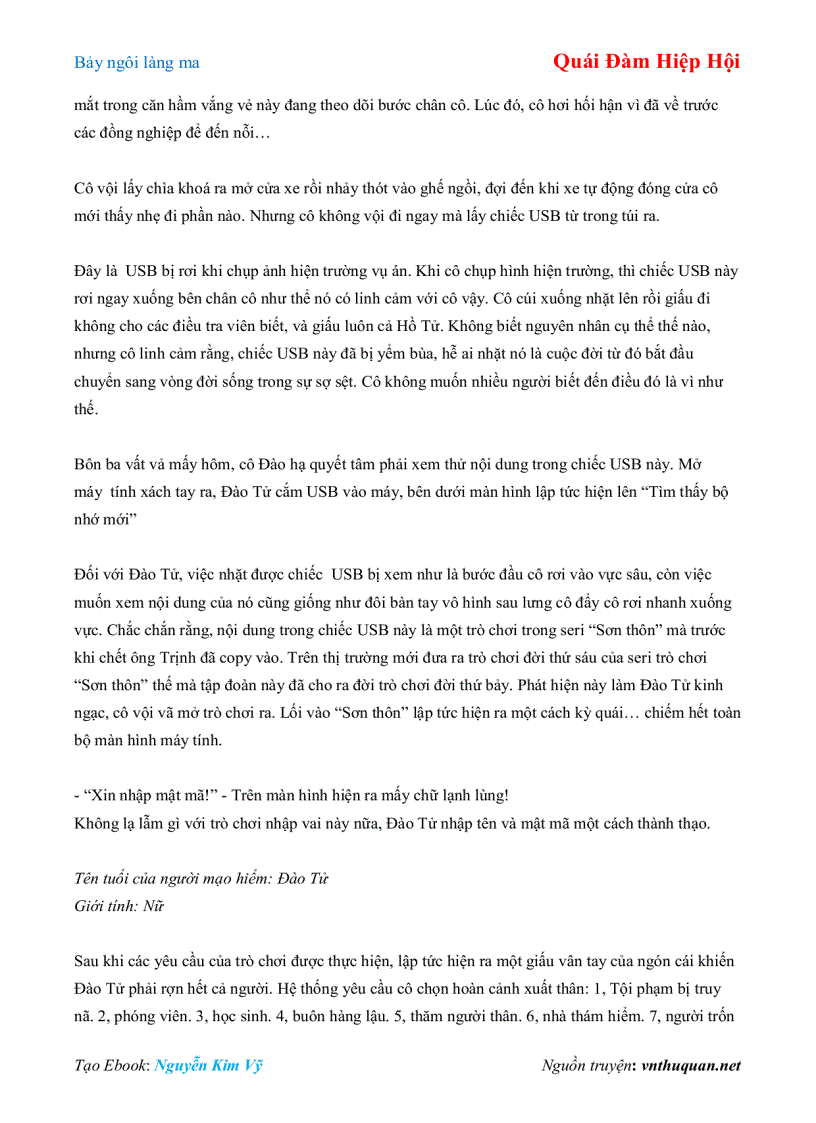 image for page Ebook Bảy ngôi làng ma Quái Đàm Hiệp Hội