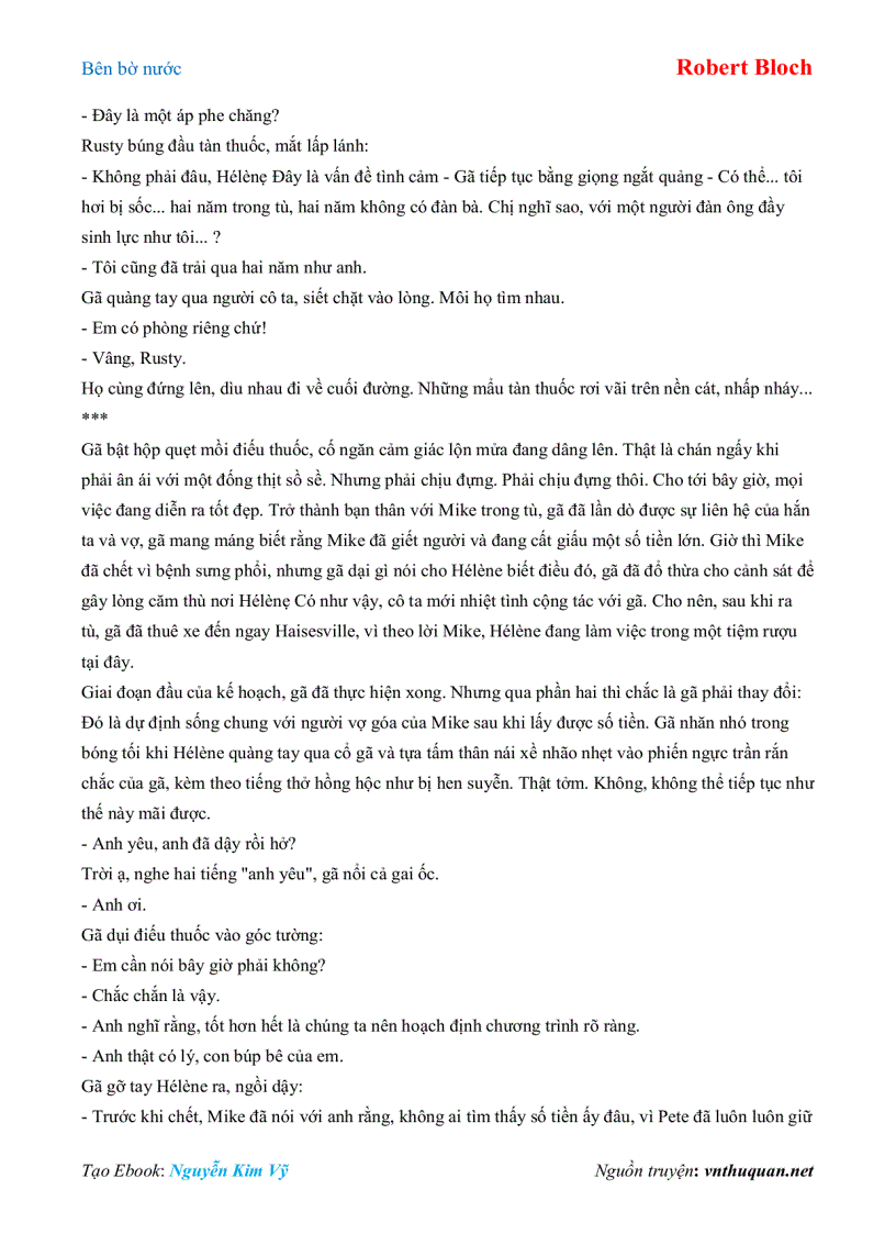 image for page Ebook Bên bờ nước Robert Bloch