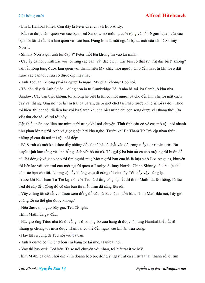 image for page Ebook Cái bóng cười Alfred Hitchcock