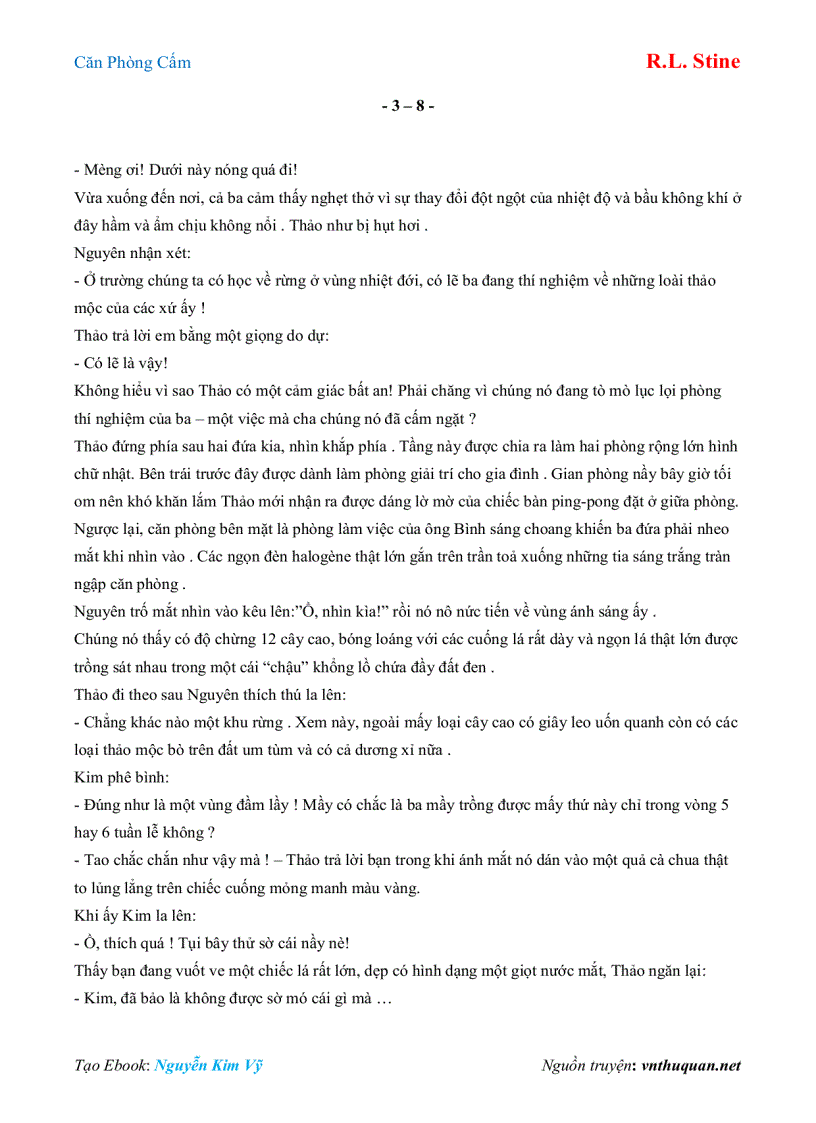 image for page Ebook Căn Phòng Cấm R L Stine