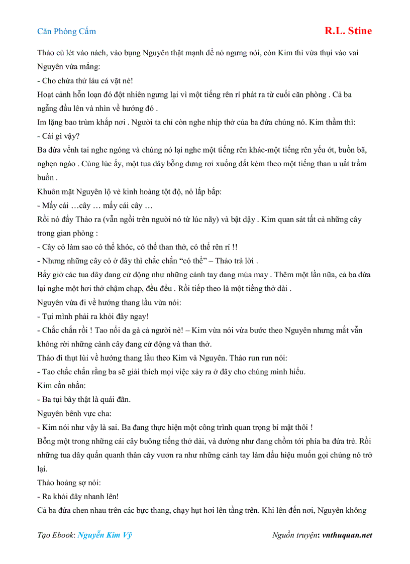 image for page Ebook Căn Phòng Cấm R L Stine