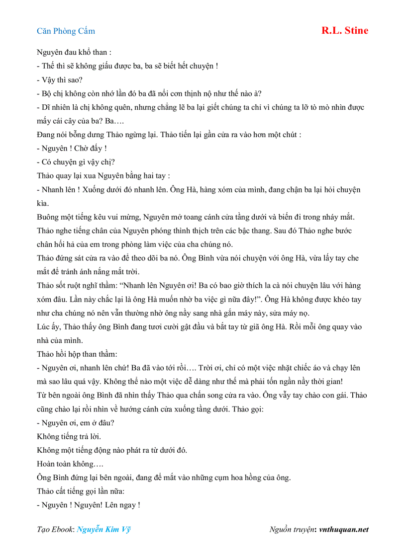 image for page Ebook Căn Phòng Cấm R L Stine