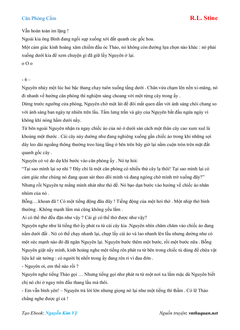 image for page Ebook Căn Phòng Cấm R L Stine