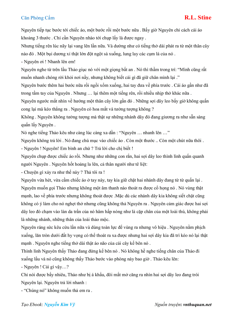 image for page Ebook Căn Phòng Cấm R L Stine