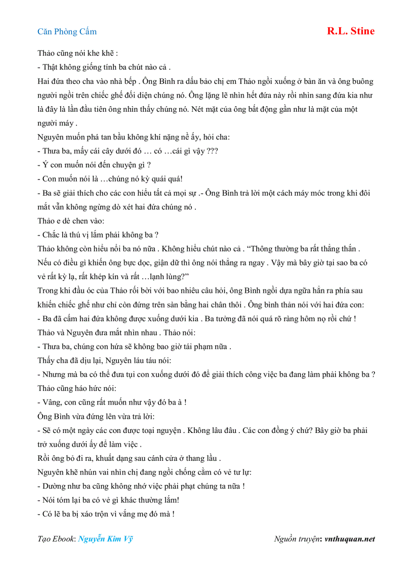 image for page Ebook Căn Phòng Cấm R L Stine