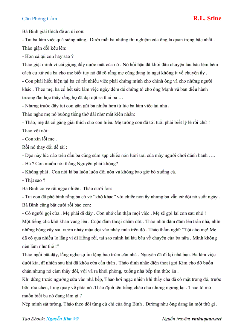 image for page Ebook Căn Phòng Cấm R L Stine