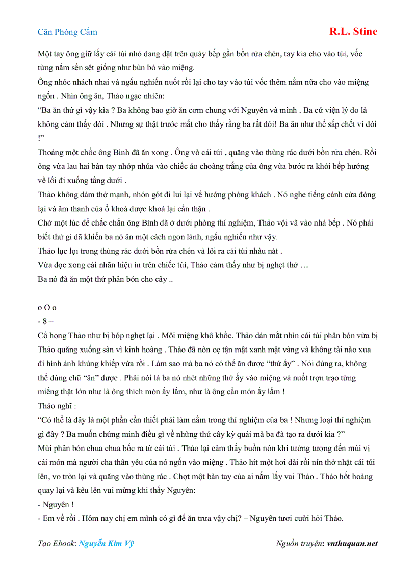 image for page Ebook Căn Phòng Cấm R L Stine