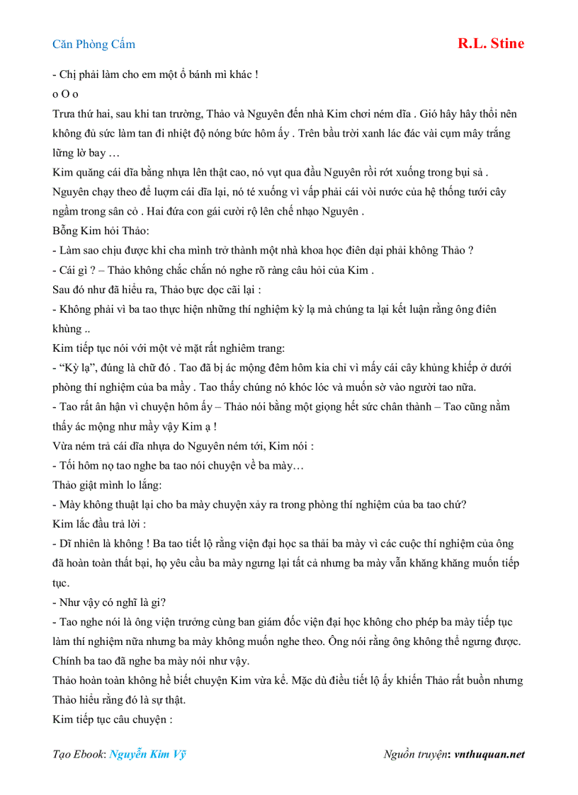 image for page Ebook Căn Phòng Cấm R L Stine