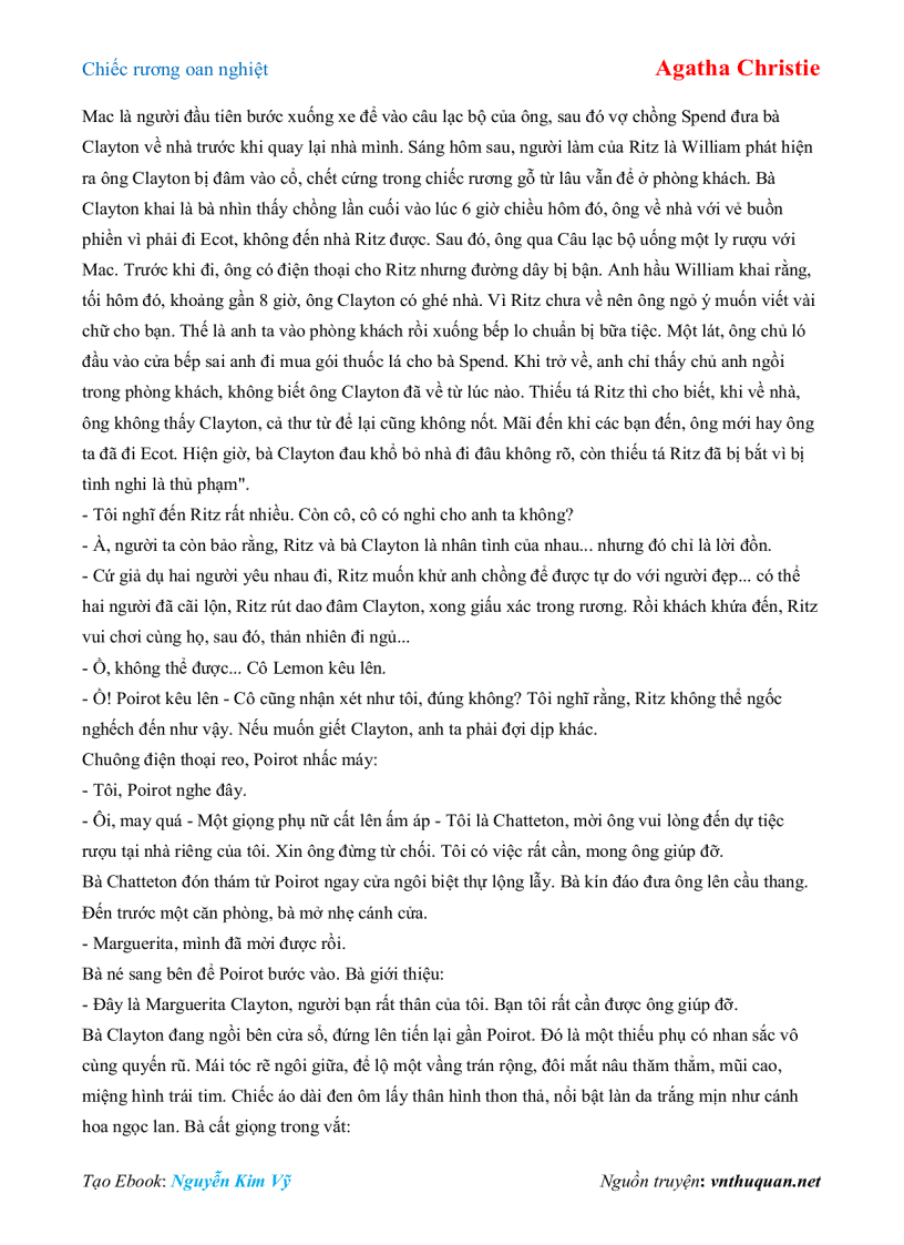 image for page Ebook Chiếc rương oan nghiệt Agatha Christie