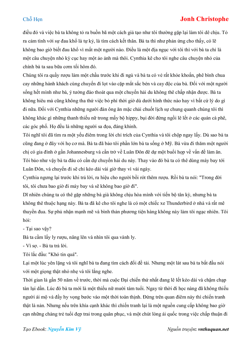 image for page Ebook Chỗ Hẹn Jonh Christophe