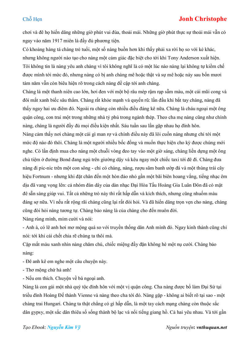 image for page Ebook Chỗ Hẹn Jonh Christophe