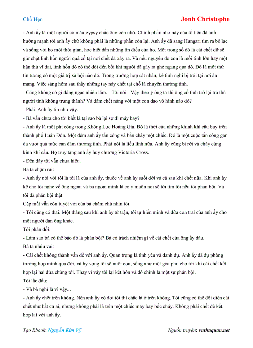 image for page Ebook Chỗ Hẹn Jonh Christophe