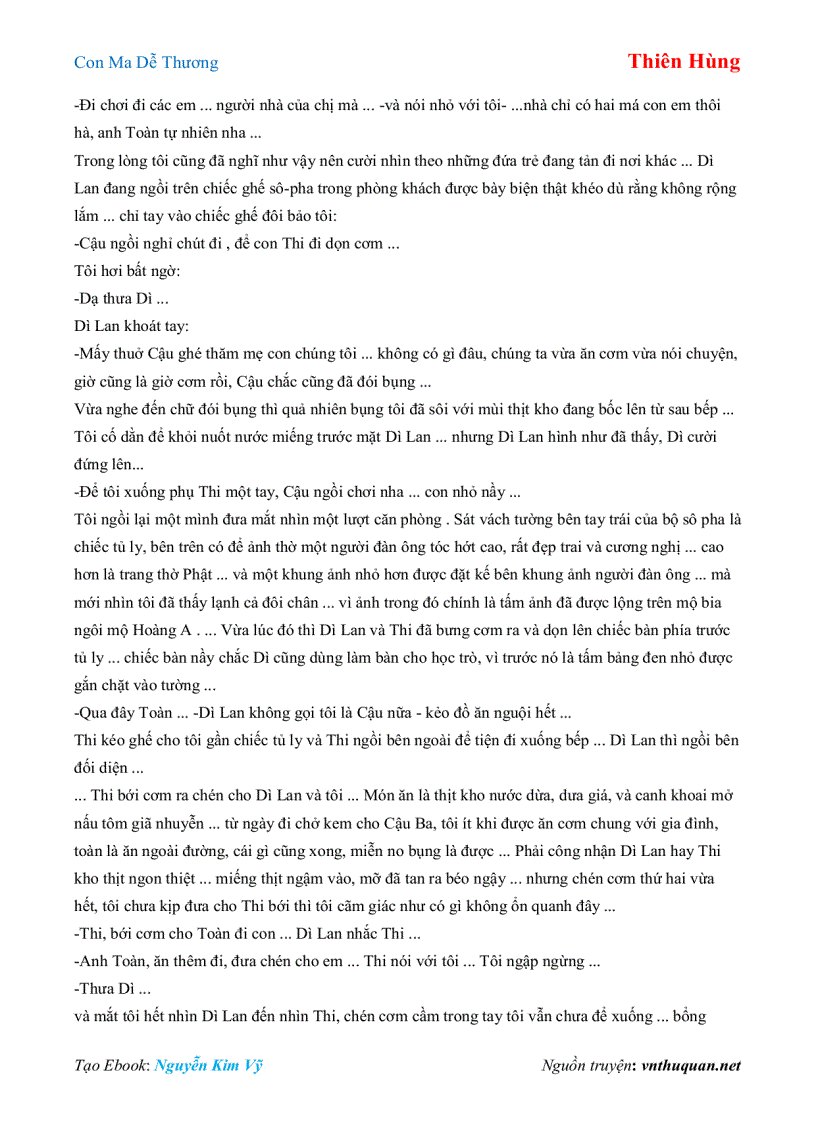 image for page Ebook Con Ma Dễ Thương Thiên Hùng