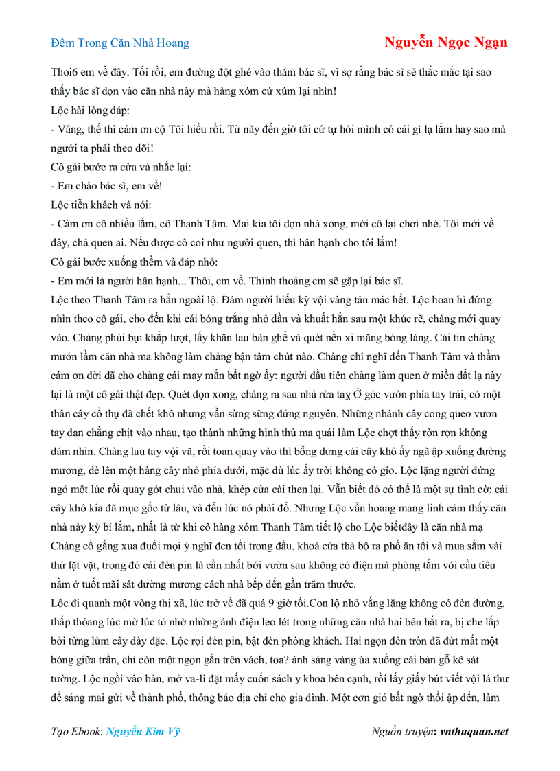 image for page Ebook Đêm Trong Căn Nhà Hoang Nguyễn Ngọc Ngạn
