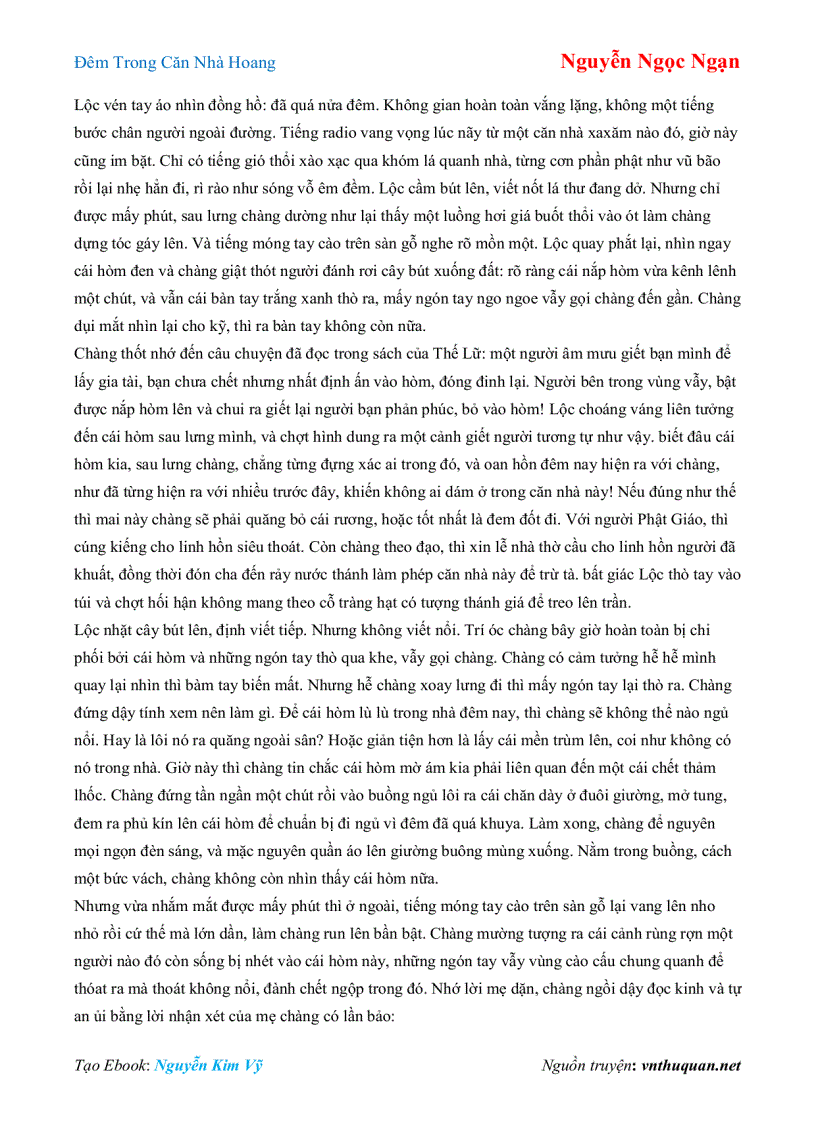 image for page Ebook Đêm Trong Căn Nhà Hoang Nguyễn Ngọc Ngạn