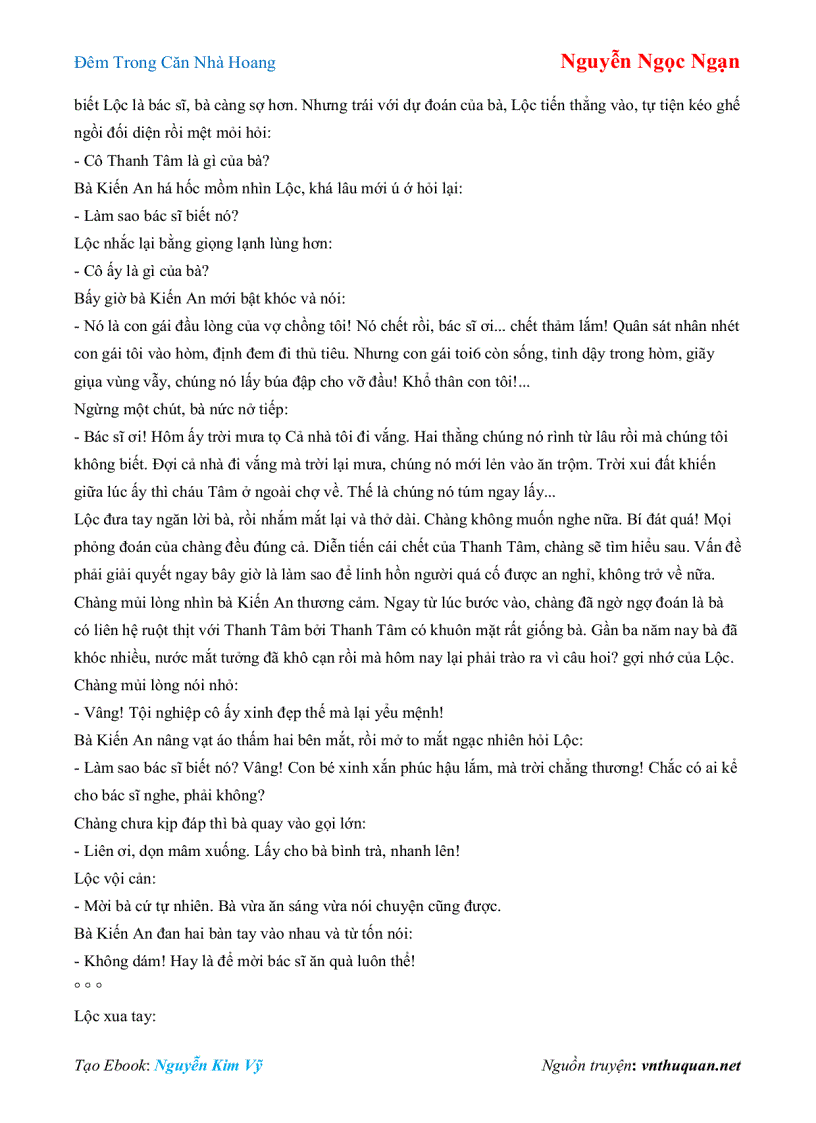 image for page Ebook Đêm Trong Căn Nhà Hoang Nguyễn Ngọc Ngạn