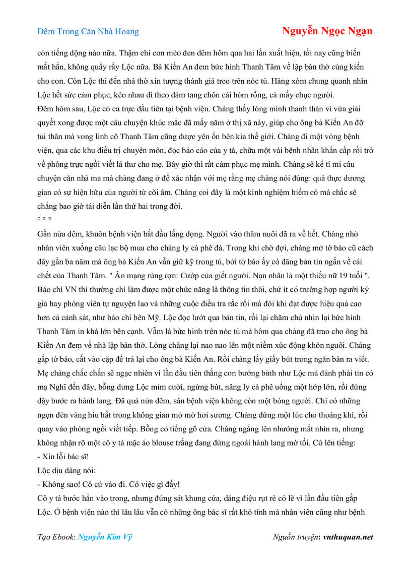 image for page Ebook Đêm Trong Căn Nhà Hoang Nguyễn Ngọc Ngạn