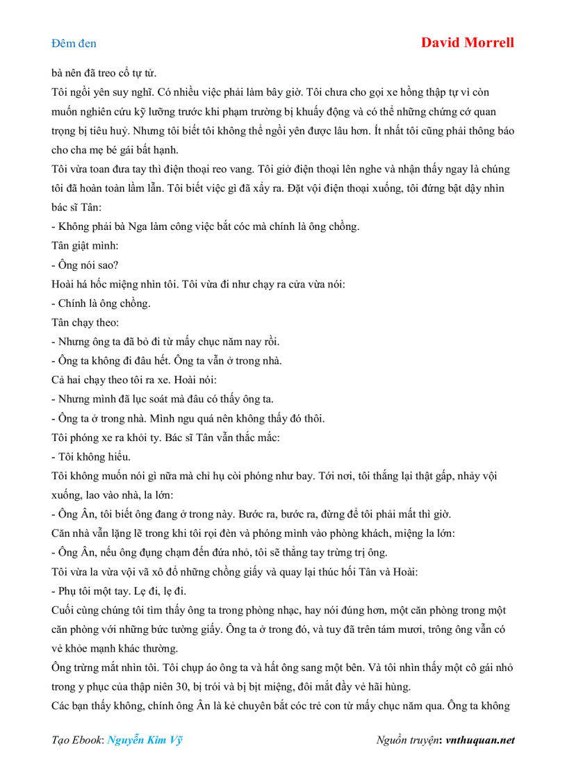 image for page Ebook Đêm đen David Morrell