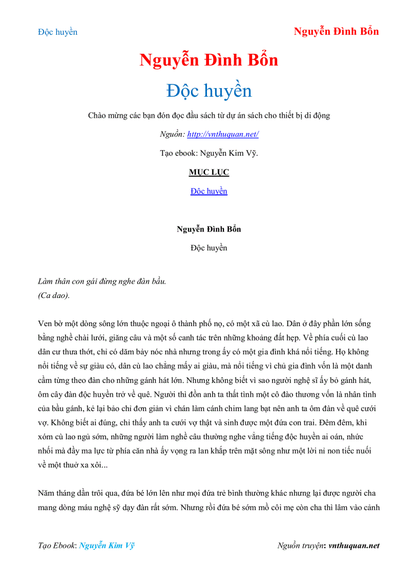 image for page Ebook Độc huyền Nguyễn Đình Bổn