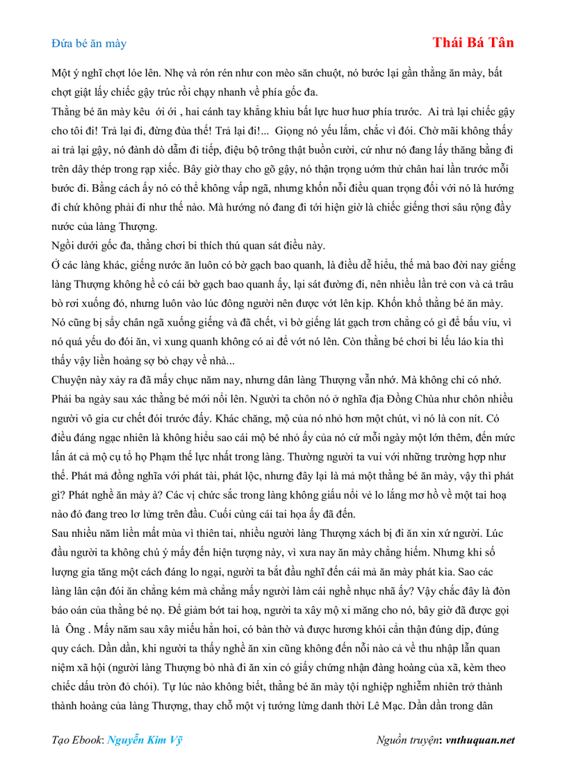 image for page Ebook Đứa bé ăn mày