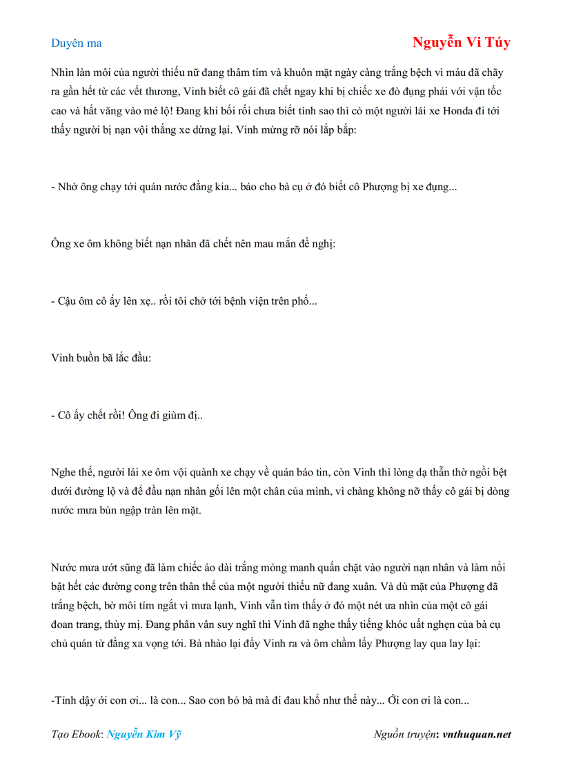 image for page Ebook Duyên ma Nguyễn Vi Túy