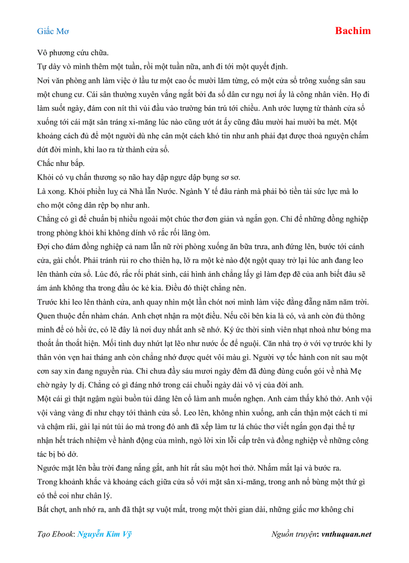 image for page Ebook Giấc Mơ Bachim