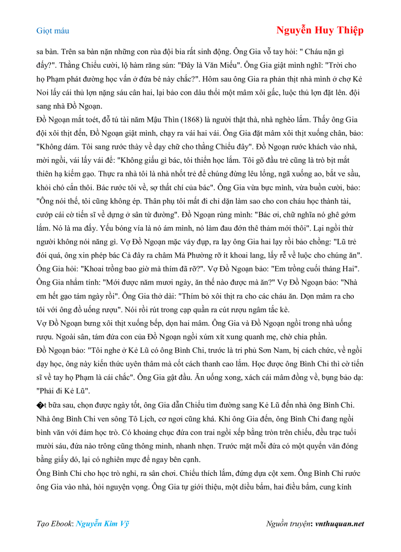 image for page Ebook Giọt máu Nguyễn Huy Thiệp