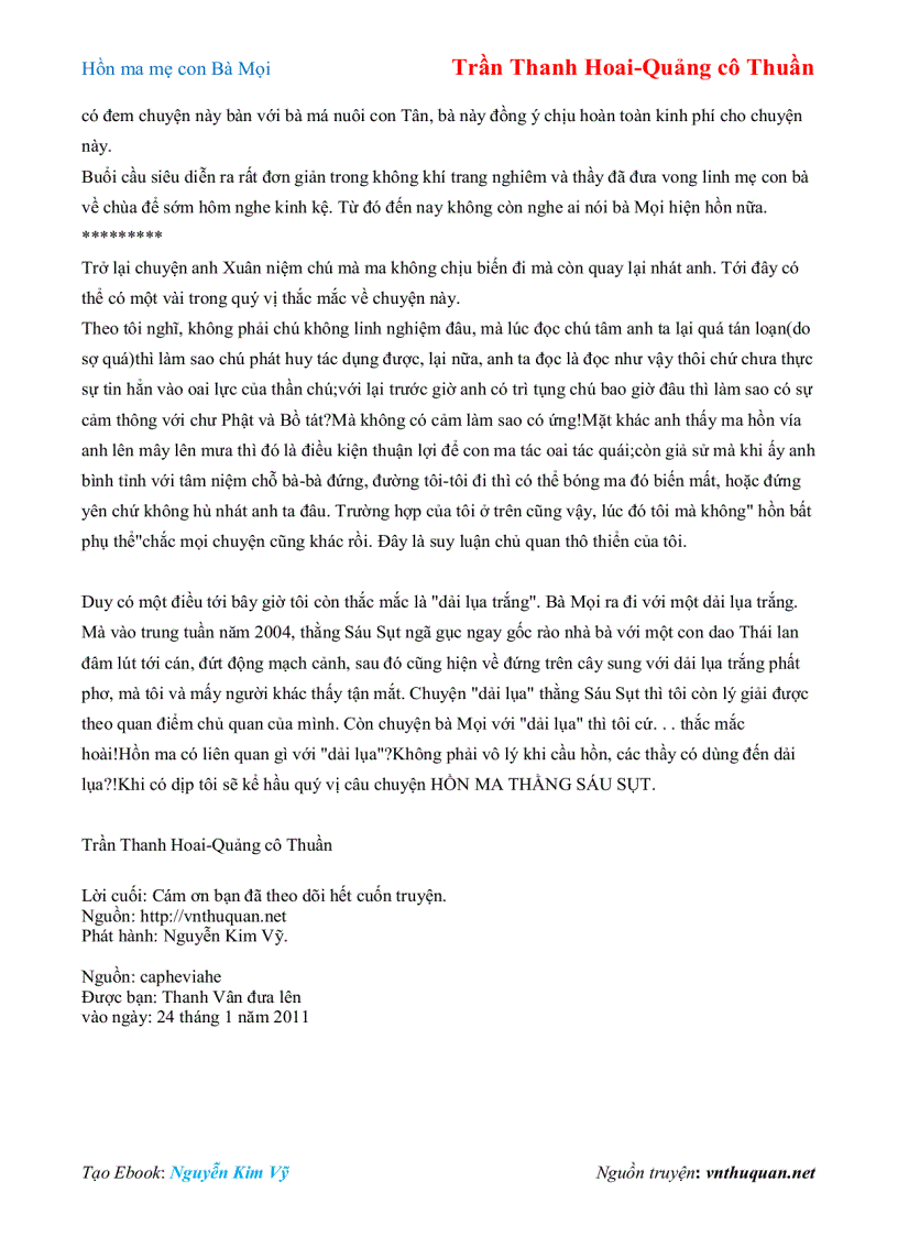 image for page Ebook Hồn ma mẹ con Bà Mọi Trần Thanh Hoai Quảng cô Thuần