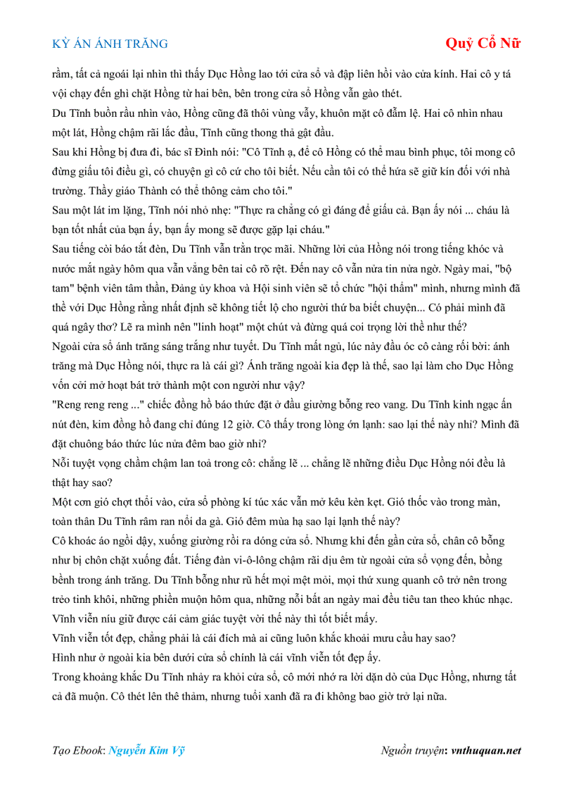 image for page Ebook KỲ ÁN ÁNH TRĂNG Quỷ Cổ Nữ